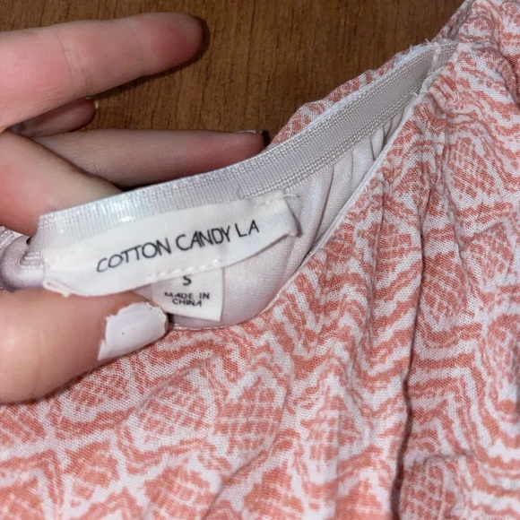 Pink and White Romper - Picture 2 of 2